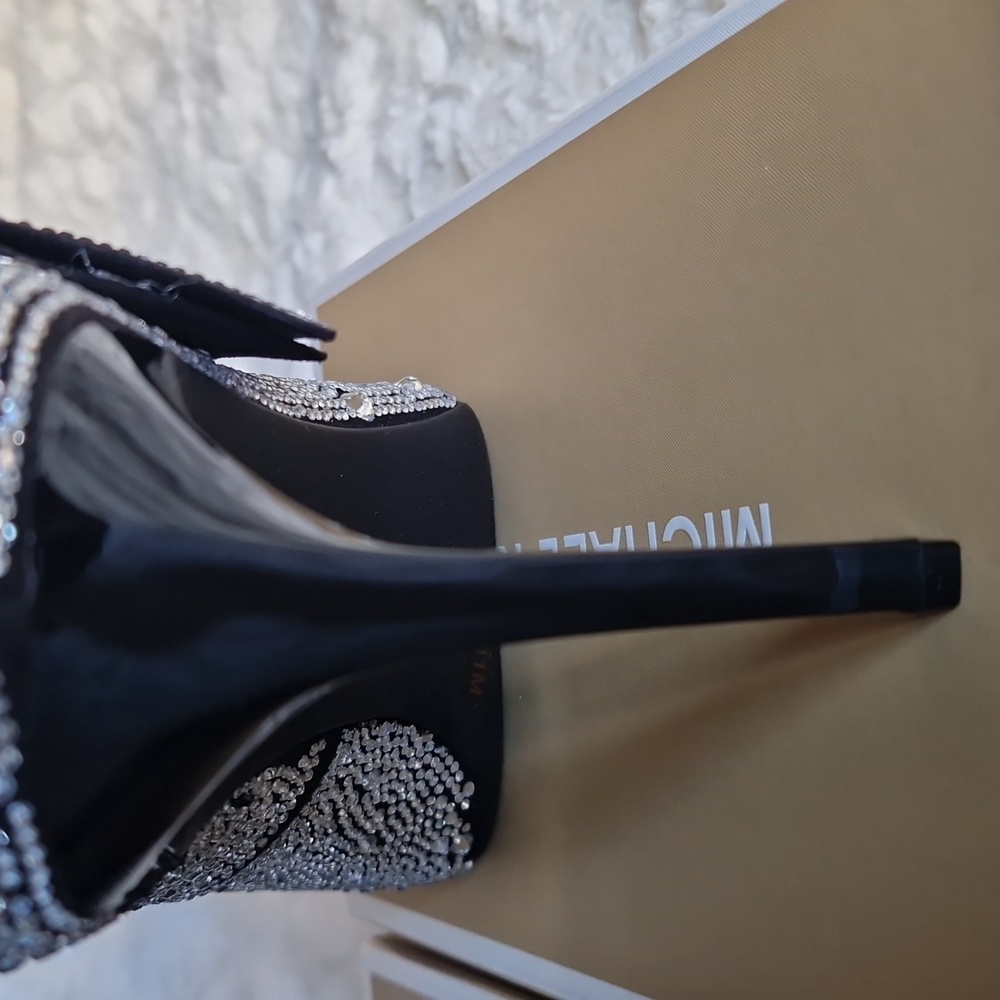 Black rhinestones heels - Picture 11 of 12
